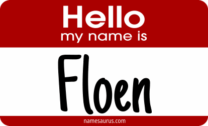 Hello my name is Floen png download