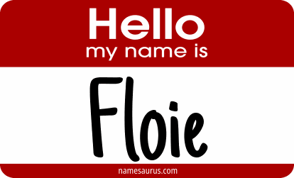 Hello my name is Floie png download
