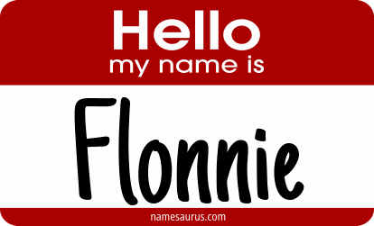 Hello my name is Flonnie png download