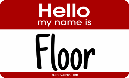 Hello my name is Floor png download