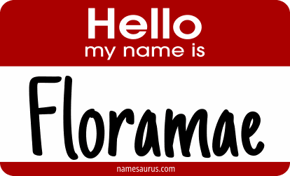 Hello my name is Floramae png download