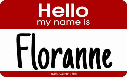 Hello my name is Floranne png download