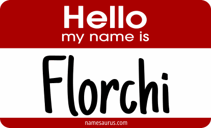 Hello my name is Florchi png download