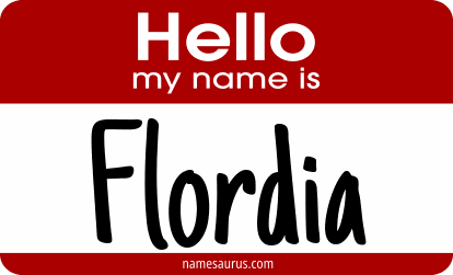 Hello my name is Flordia png download