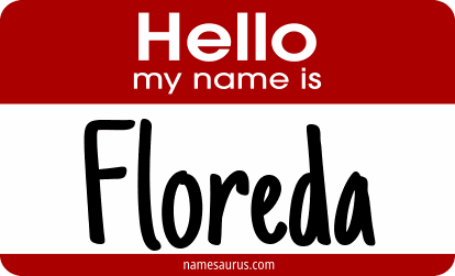 Hello my name is Floreda png download