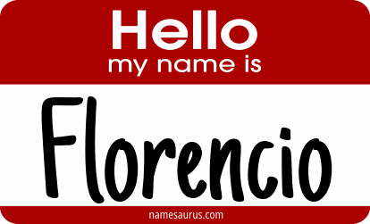 Hello my name is Florencio png download