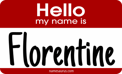 Hello my name is Florentine png download