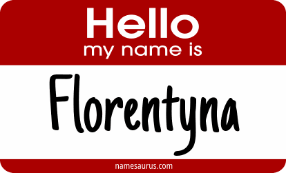 Hello my name is Florentyna png download