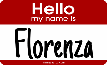 Hello my name is Florenza png download