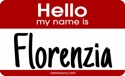 Hello my name is Florenzia png download