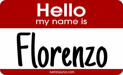 Hello my name is Florenzo png download