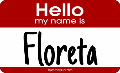 Hello my name is Floreta png download