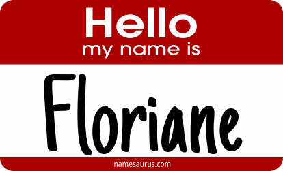 Hello my name is Floriane png download