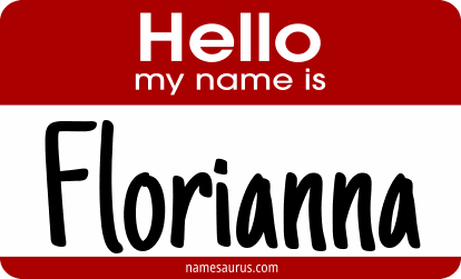 Hello my name is Florianna png download