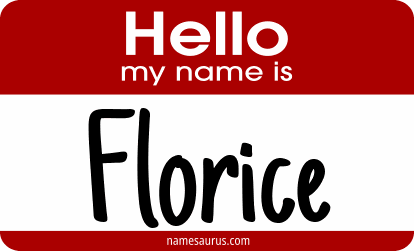 Hello my name is Florice png download