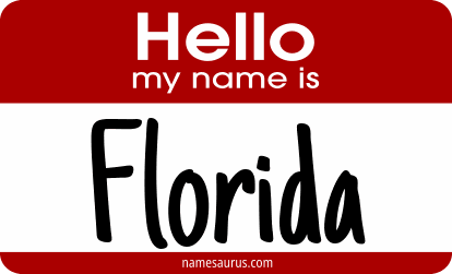 Hello my name is Florida png download