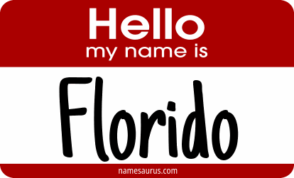 Hello my name is Florido png download