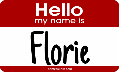 Hello my name is Florie png download