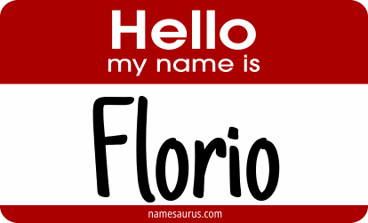 Hello my name is Florio png download