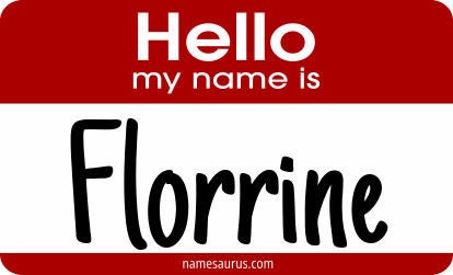 Hello my name is Florrine png download