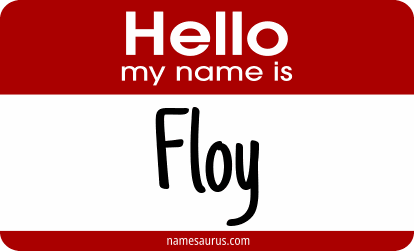 Hello my name is Floy png download