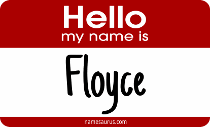 Hello my name is Floyce png download