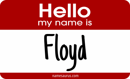 Hello my name is Floyd png download