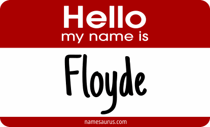 Hello my name is Floyde png download