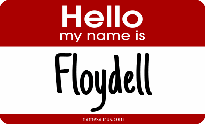 Hello my name is Floydell png download