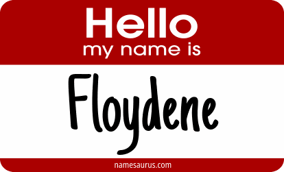 Hello my name is Floydene png download