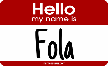 Hello my name is Fola png download