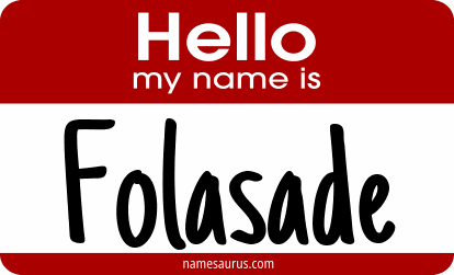 Hello my name is Folasade png download