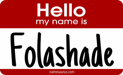 Hello my name is Folashade png download