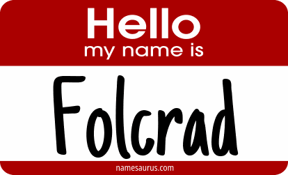 Hello my name is Folcrad png download