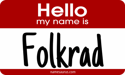 Hello my name is Folkrad png download
