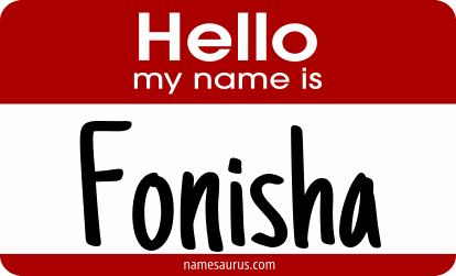 Hello my name is Fonisha png download