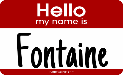 Hello my name is Fontaine png download