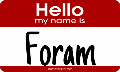 Hello my name is Foram png download