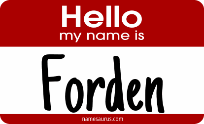 Hello my name is Forden png download