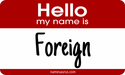 Hello my name is Foreign png download
