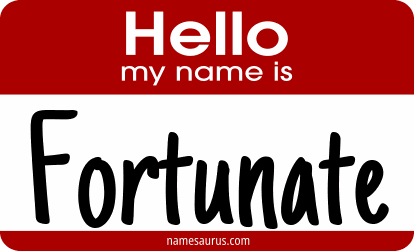 Hello my name is Fortunate png download