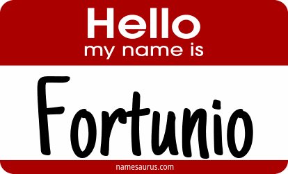Hello my name is Fortunio png download