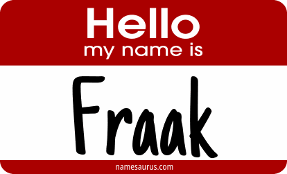 Hello my name is Fraak png download