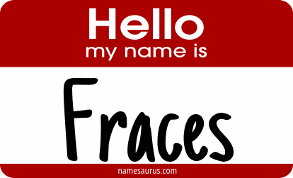 Hello my name is Fraces png download