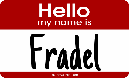 Hello my name is Fradel png download