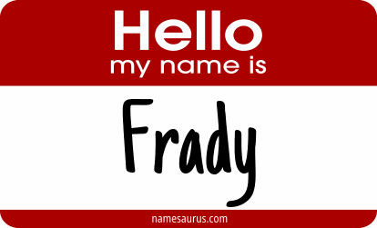Hello my name is Frady png download