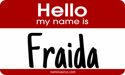 Hello my name is Fraida png download