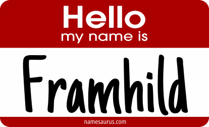 Hello my name is Framhild png download