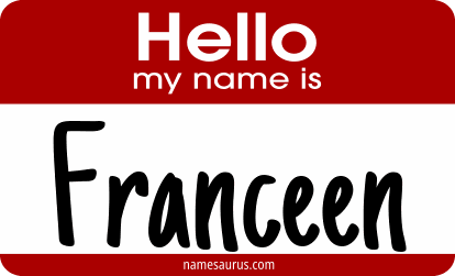 Hello my name is Franceen png download