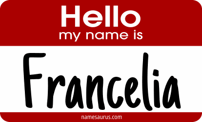 Hello my name is Francelia png download